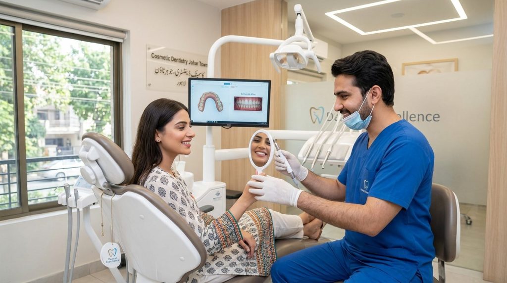 Cosmetic Dentist in Johar Town, Lahore: The Complete Guide to Smile Transformation with Elora Dental and Aesthetics